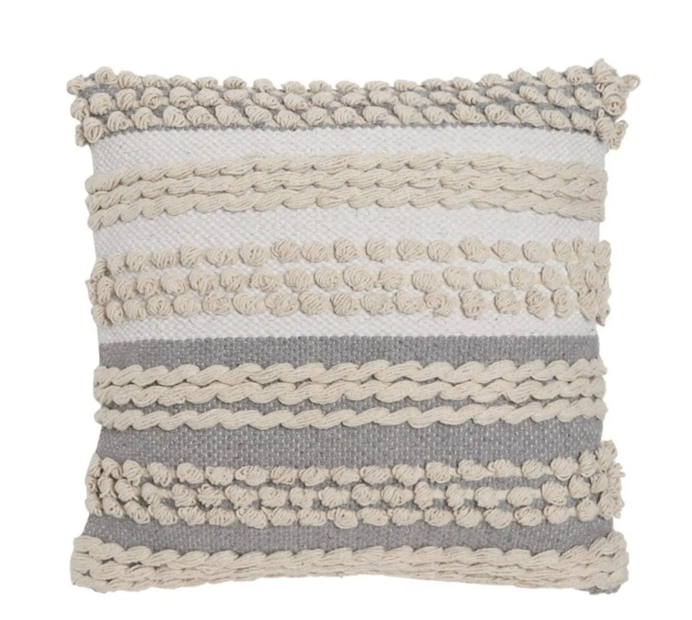 Woven Cotton Throw Pillow