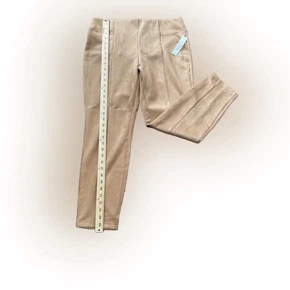 Zac &amp; Rachel (NWT)Women’s Suede Pants Size:L Color: Khaki