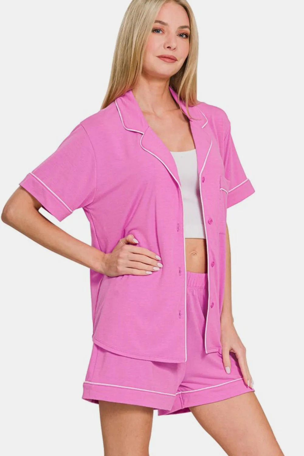 Zena Lounge Set - Mauve Pink