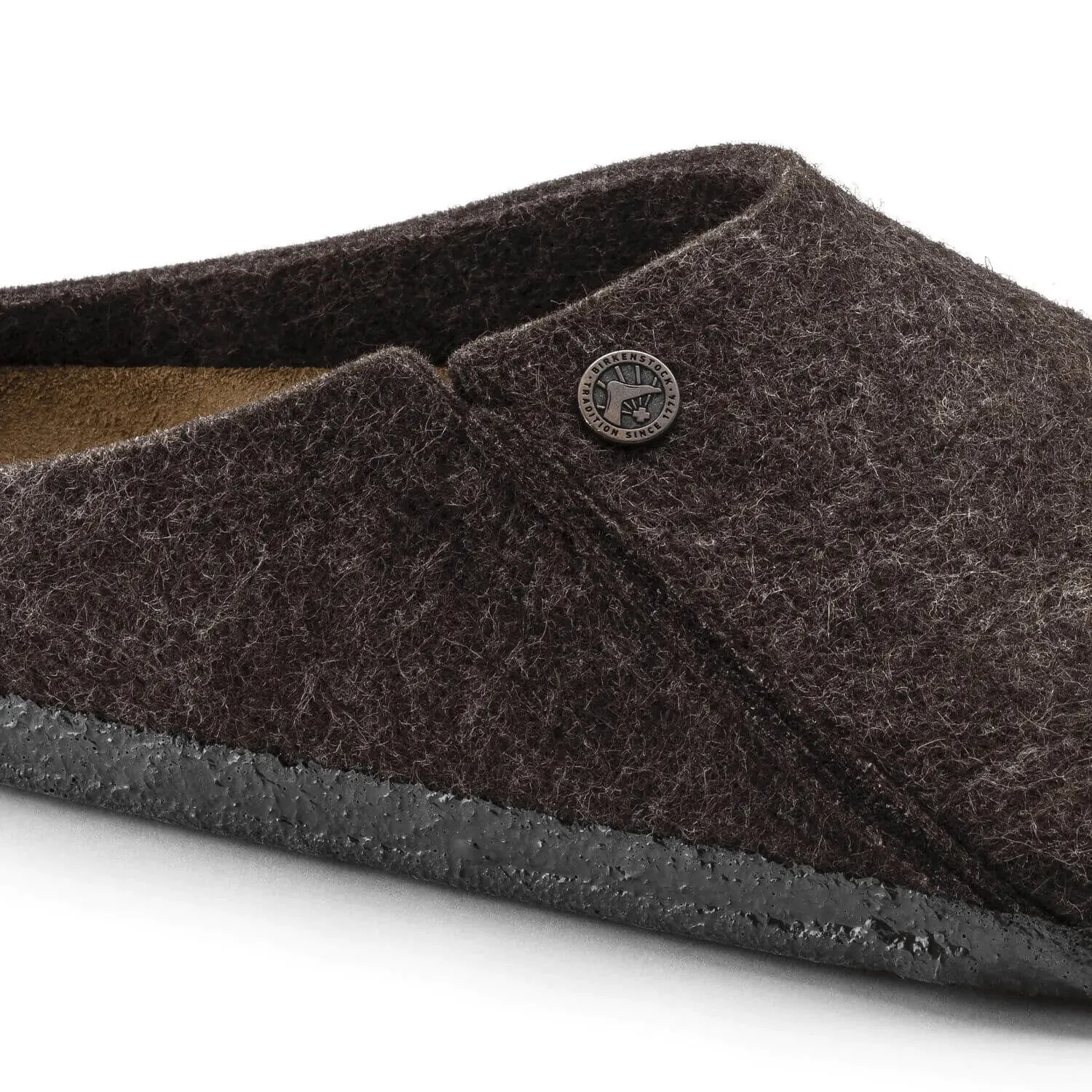 'Zermatt Rivet' women's home slipper - Brown