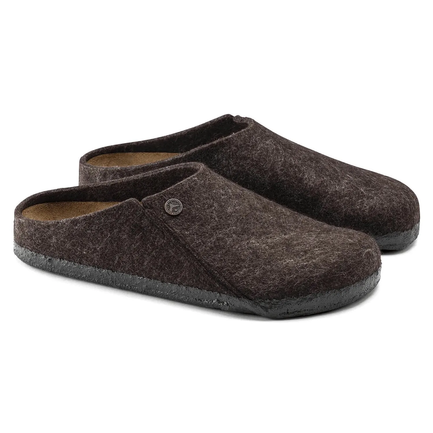 'Zermatt Rivet' women's home slipper - Brown